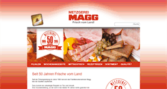 Desktop Screenshot of metzgerei-magg.de